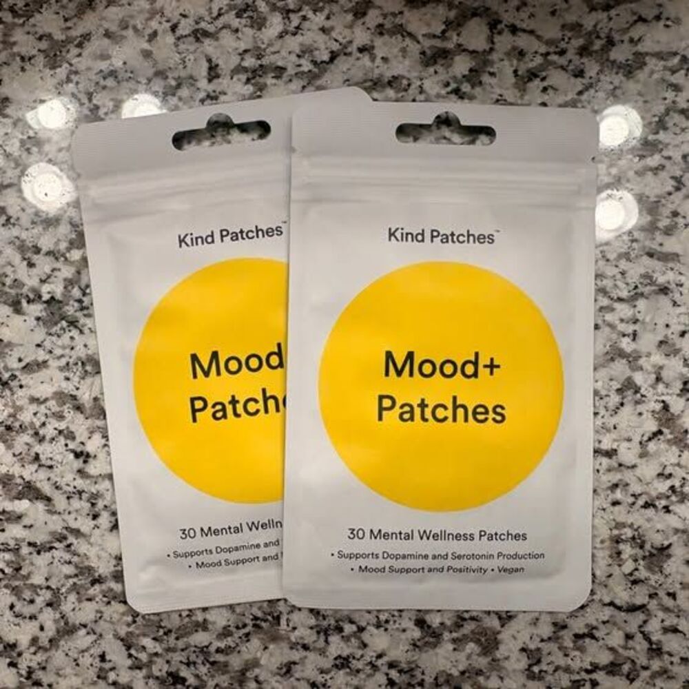 Kind Patches Mood+ Wellness Patches - 2 Packs, New & Sealed (60 Patches Total)